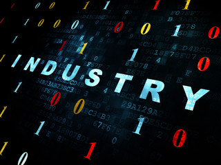 Business concept: Industry on Digital background