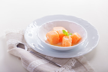 Apricot sorbet