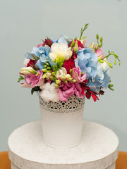 Beautiful bouquet for an event, party or wedding reception