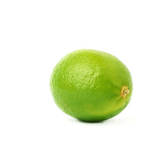 Lime fruit isolated over the white background