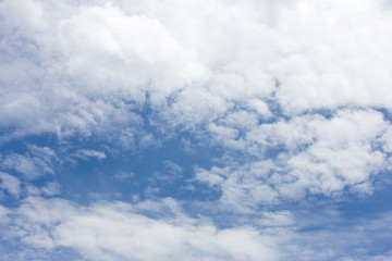 Beautiful sky with clouds for background.