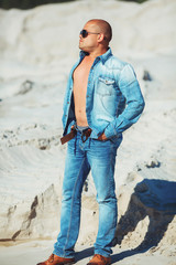 Obraz premium Portrait of a macho man