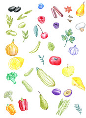food vector elements