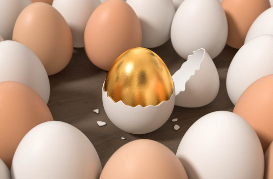 3d das goldene Ei
