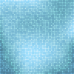 Abstract light blue background with tiny squares