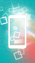 Sfondo Grafico per valorizzare presentazione  su Smartphone