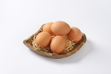 brown eggs