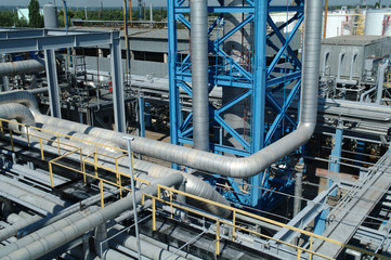 petrochemical industrial plant