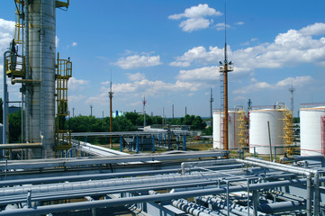 petrochemical industrial plant