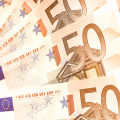 Retro looking Euro note