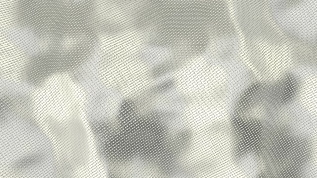 Floating liquid silver metal (loop ready animation).