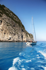 Ship in the Ionian Sea