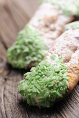 Cannoli, a typical sicilian pastry