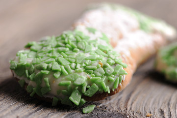 Cannoli, a typical sicilian pastry