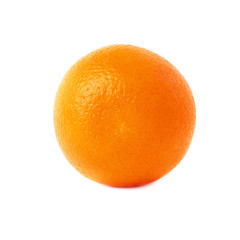 Orange fruit isolated over the white background