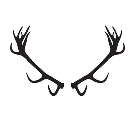 antlers silhouette