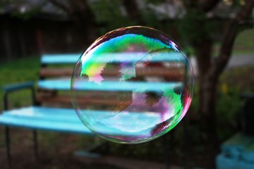 iridescent bubble