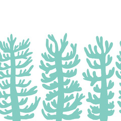 vector pattern with trees