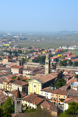 Fototapeta na wymiar small medieval village of Soave - Veneto, Italy