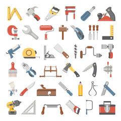 Flat Icons - Hand Tools