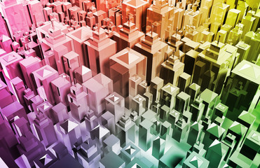 Obraz premium Energy Data Grid