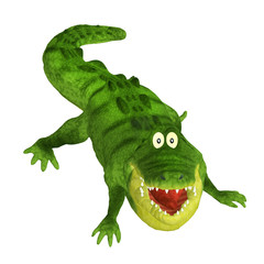 Cartoon crocodile