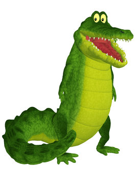 Cute Crocodile Character