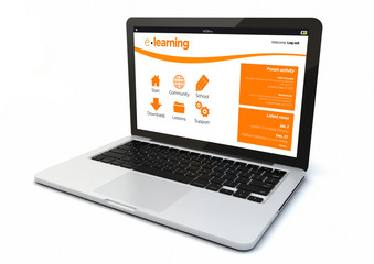 laptop online learning