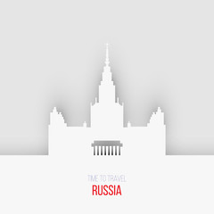 Obraz premium Creative design inspiration or ideas for Russia.