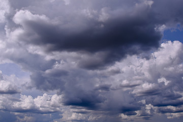 sky with stormy clouds