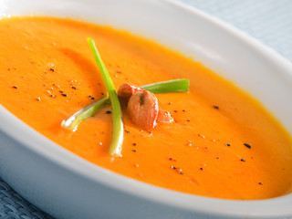 Salmon cream soup