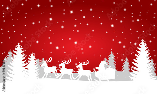 "Weihnachtslandschaft -Vektor" Stockfotos und lizenzfreie Vektoren auf