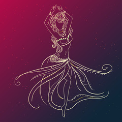 Naklejka premium Beautiful card