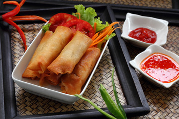 Fried Spring Rolls.