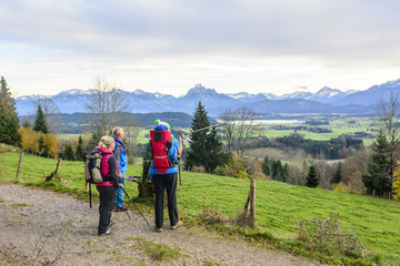 Obraz premium schöne Aussicht auf das Füssener Land