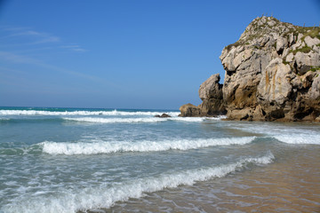 Playa de Usgo, Cantabria