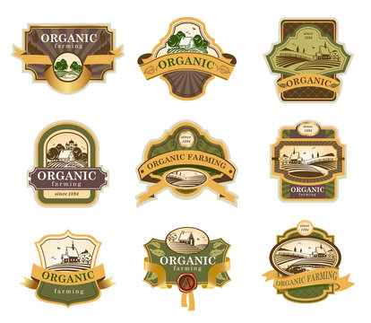 Organic farming lables