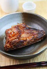 マグロカマ焼き