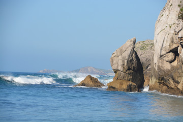 Fototapeta premium oleaje en la costa cantábrica