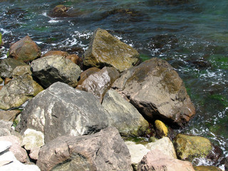 Rocks on the coast