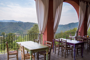 sala ristorante con vista panoramica