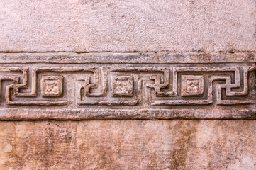 Pattern of meander or Greek key