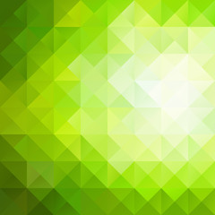 Fototapeta na wymiar Green Grid Mosaic Background, Creative Design Templates