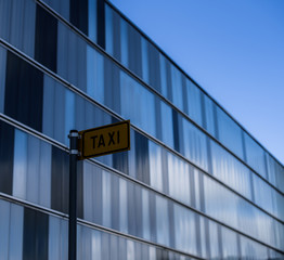 signboard taxi