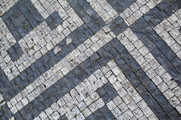 Stone pavement background