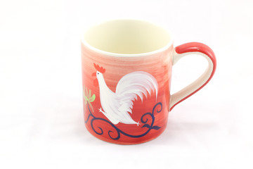 Hand painted ceramic mug of Thailand's beautiful.
