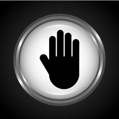 Obraz premium hand stop 