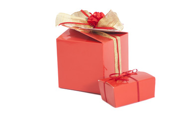 Red Chocolate candy boxes with bow