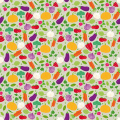 Seamless repeat vegetables