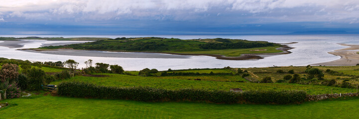 Fototapeta na wymiar Panoramic view of the coast in County Sligo, Ireland